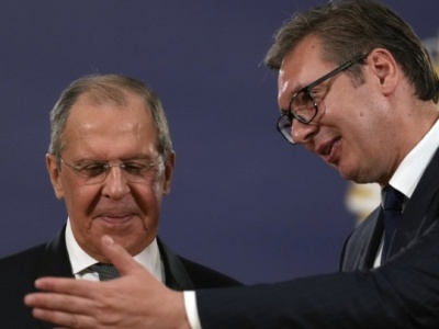 Russia’s Lavrov cancels Serbia visit after neighbors shut airspace.