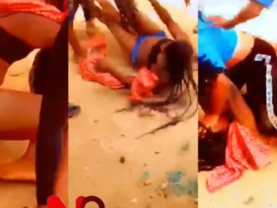 Two ladies reportedly caught fighting, strip selves naked over sugar daddy. [Video]